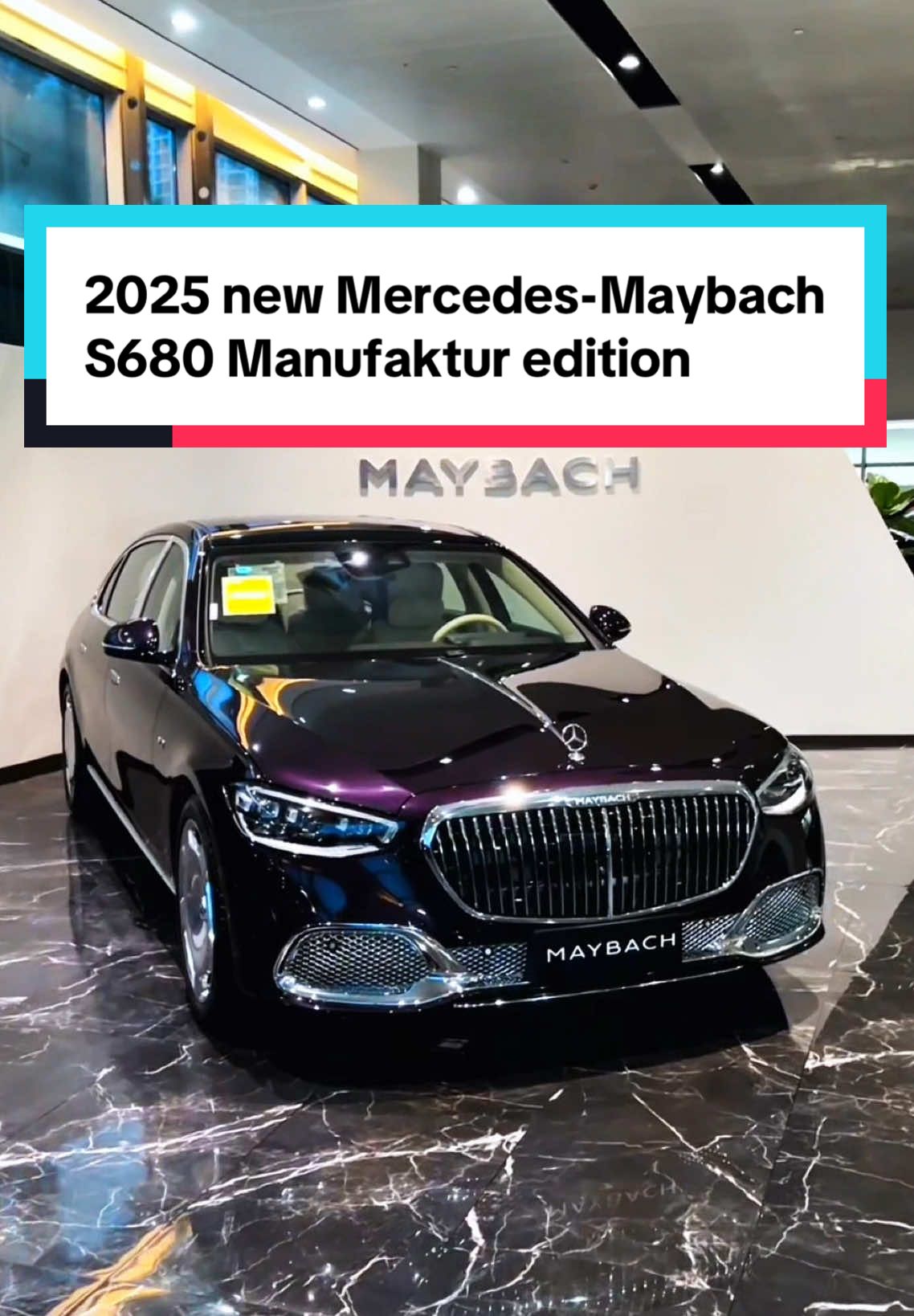 🔥 2025 new Mercedes-Maybach S680 Manufaktur Limited Edition V12 #mercedes #mercedesmaybach #mercedesmaybachs680 #maybachs680manufaktur #s680maybach #maybachsclass #mbusa #fyp 