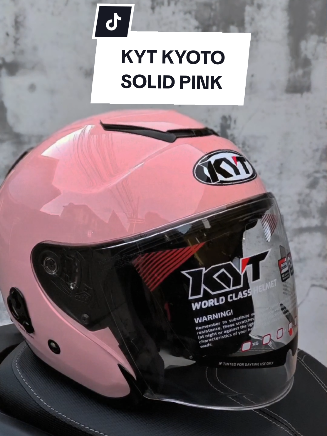 Helm KYT KYOTO SOLID PINK cocok nih buat para ciwi-ciwi pake helm KYT 😍🔥 #promomakangajian #helmkyt #kyt #kytworldclasshelmet #helmkytkyoto #kyoto #helmkyoto #helmhalfface #helmwanita #helmetloverindonesia 