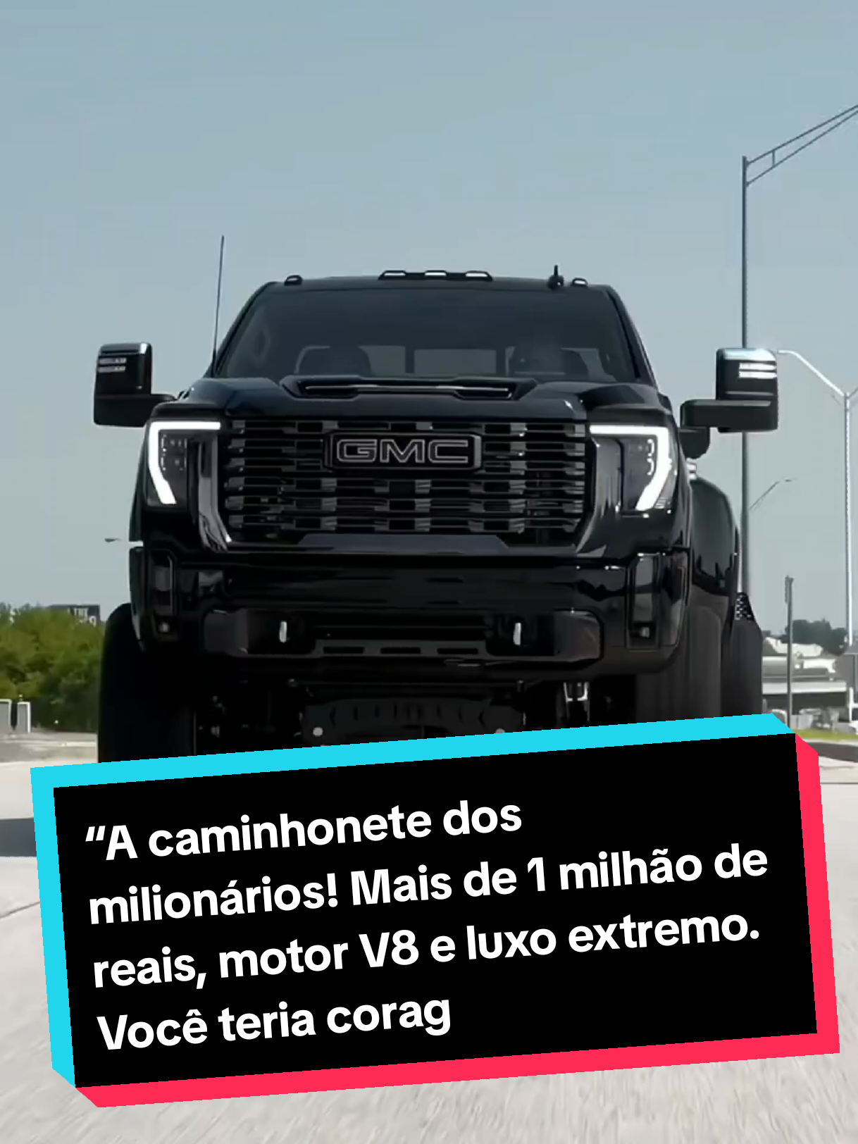 “A caminhonete dos milionários! Mais de 1 milhão de reais, motor V8 e luxo extremo. Você teria coragem?” #gmc #gmcsierra #caminhonete #carros 