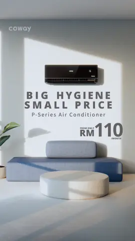 Introducing Malaysia's 1st Outdoor Self-Cleaning Unit — the #CowayPSeriesAirConditioner. Designed to deliver fresh-as-new air for years, our groundbreaking P-Series Air Conditioner keeps itself clean inside and out with just a click, thanks to its advanced 6-Stage Hygiene Care system. Say goodbye to dirt buildup in your unit and hello to cool, clean comfort that lasts because an air conditioner that cares for itself, cares for you too. Click the link in bio for more info! #CowayMalaysia #CowayChangesYourLife