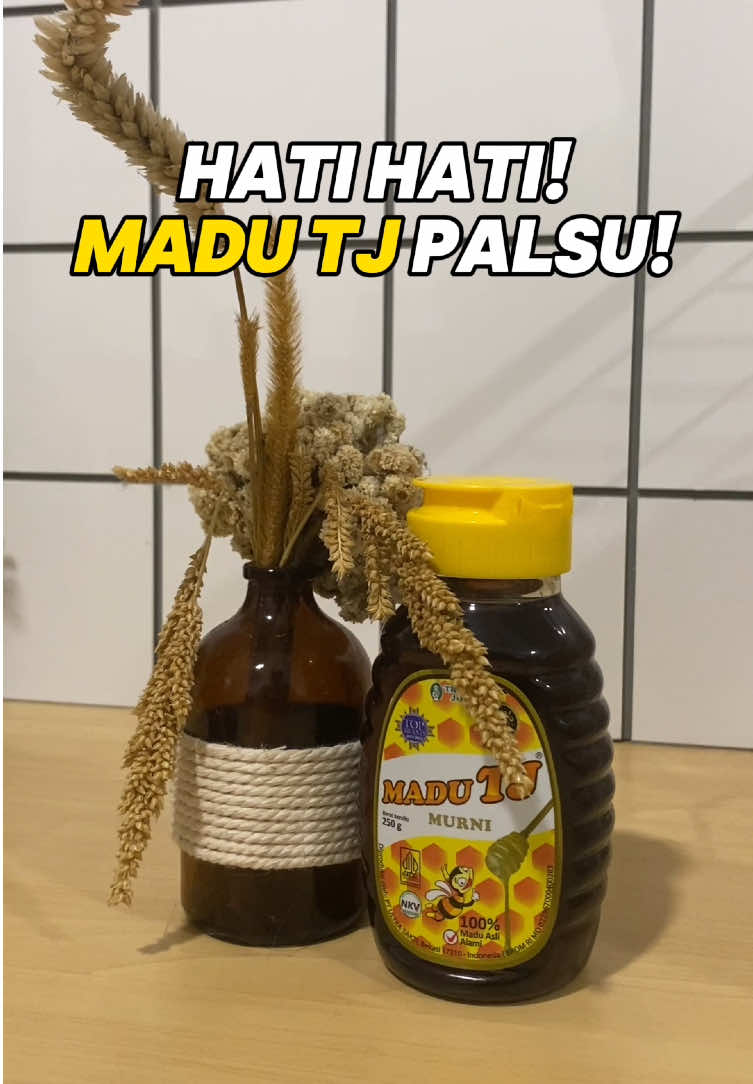 Hati hati ya kalau beli Madu Tj, belinya di official store aja biar terjamin keasliannya😉 #madutj #fyp #madu #maduasli #madumurni 