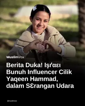 Pasukan Israel telah membunuh lebih dari selusin anak-anak Palestina di Jalur Gaza dalam beberapa hari terakhir, sementara ribuan lainnya menghadapi ancaman kelaparan. Pekan lalu, serangan Israel juga membunuh Yaqeen Hammad (11 tahun) yang populer di media sosial karena menyajikan konten yang berupaya mengembalikan keceriaan di Gaza. Dikenal karena senyumnya dan kerja sukarela di Gaza, Yaqeen Hammad terbunuh setelah Israel menembaki wilayah al-Baraka di Deir el-Balah, Gaza utara, pada Jumat malam. Yaqeen dan kakak laki-lakinya, Mohamed Hammad, kerap mengirimkan makanan, mainan, dan pakaian kepada keluarga pengungsi, lapor Palestine Chronicle. Dia juga berperan aktif dalam kolektif Ouena - sebuah kelompok nirlaba berbasis di Gaza yang didedikasikan untuk bantuan dan bantuan kemanusiaan. #sad #rif #influencer #cilik #gaza #zionism #israel 