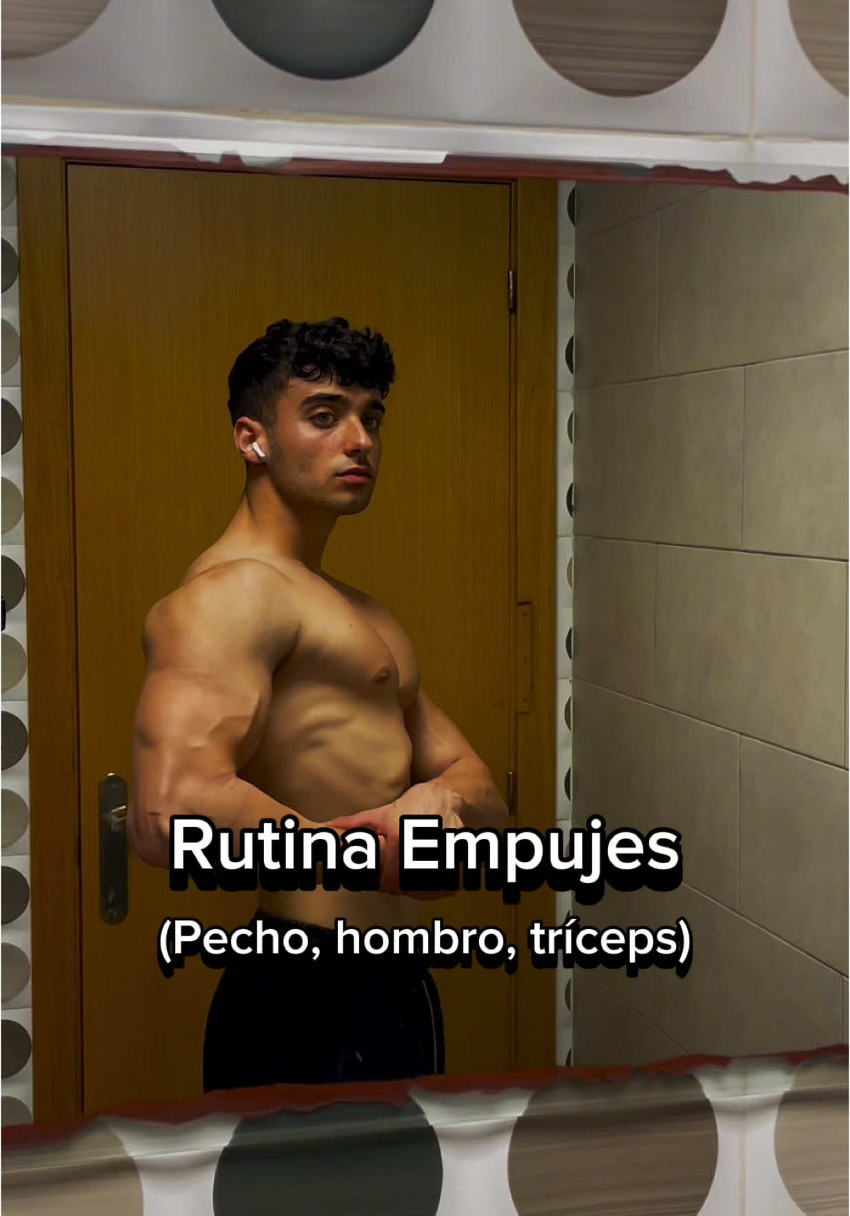 Rutina de empujes 💪🏻 #gym #Fitness  #bodybuilding  #parati 