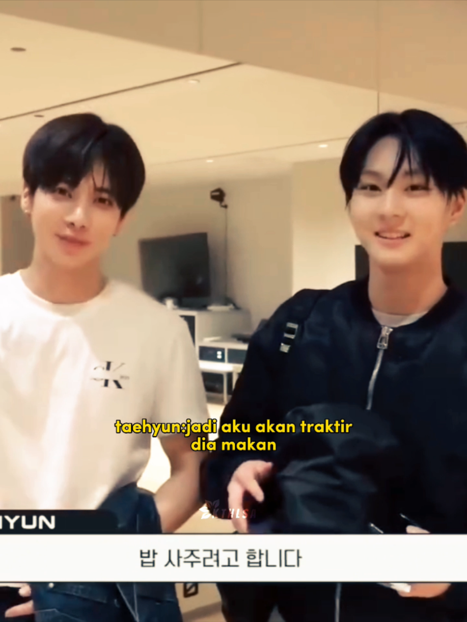 I love their interaction 🤏🏻😖#jungwon #taehyun #fyp 