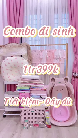 Combo đi sinh 1tr399 tiết kiệm và đầy đủ #thubinhsosinh #mangthai #embedangyeu #mevabe #xuhuong #dodisinh 