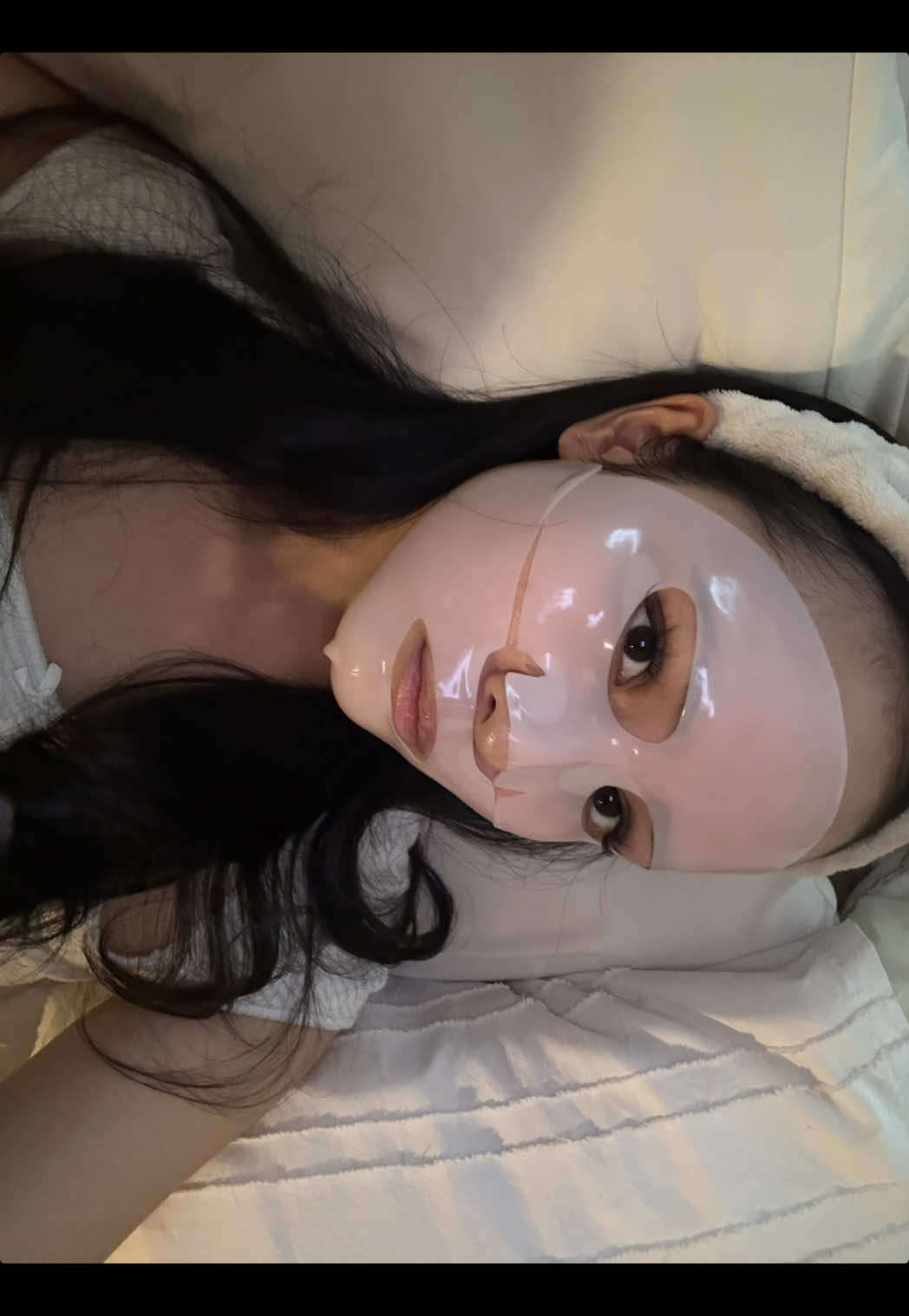 they make my skin feel amazing 🤍 @ROUND LAB MALAYSIA #roundlab #collagengelmask #collagenmask #skincare #skincareroutine #grwm #glassskin 