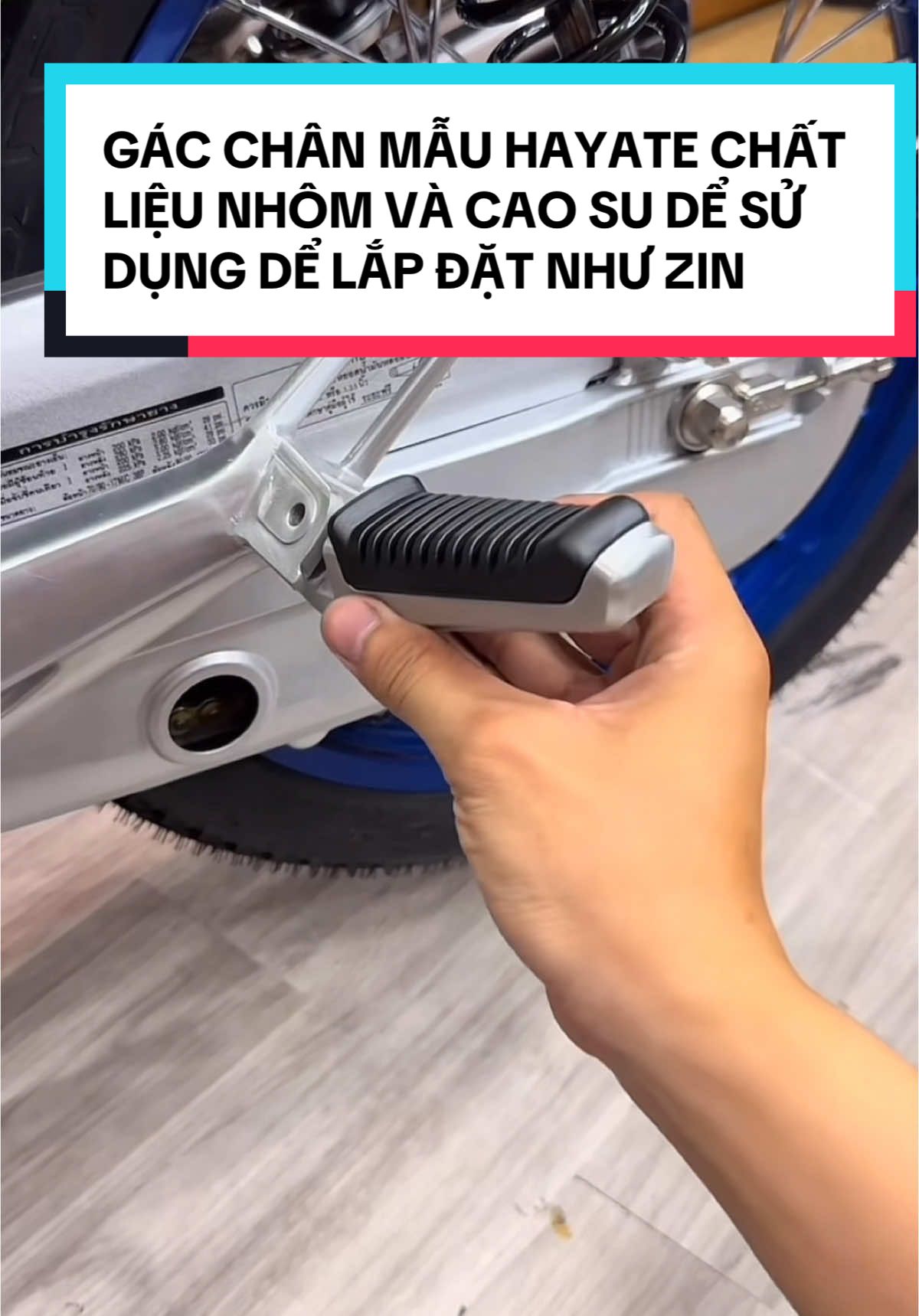 GÁC CHÂN HAYATE CHẤT LIỆU NHÔM #winnerx #winnerv1 #winnerv2 #winner #sonic #sonic150r #sonic150 #sonicfi #waves #wave125 #wave125i #wave110 #futureled125 #fuled125i #fuled #funeofi125 #vario125 #vario150 #vario #ab125 #ab150 #ab160 #sh150i #sh125i #sh350i 