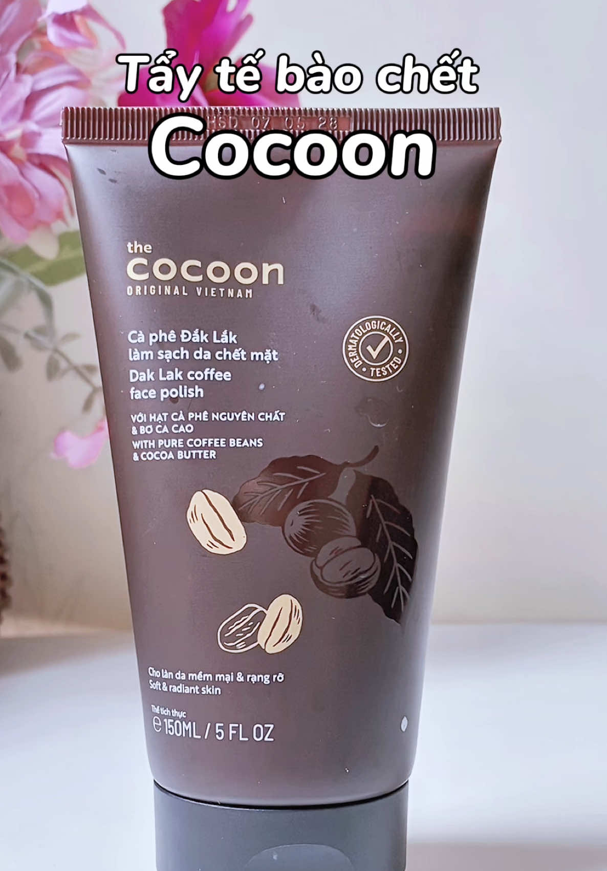 Từ khi biết tới em ttbc nha Cocoon này da tui đã k còn m.ụn ẩn nữa #xuhuong #taytebaochet #taytebaochetcaphe #taytebaochecocoon #cocoon #cocoonvietnam #giammun #sachsau #review #yenmy955 