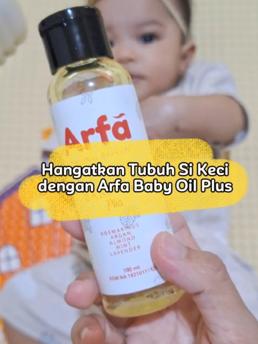 Baby Oil Plus @arfababyoil.id . Baby Oil All in One, terdapat banyak manfaat dalam satu botol. Cocok banget buat anak yang kulitnya sensitif. Wangi soft khas Lavender. Wajib banget punya ini😍 #babyoil #minyaktelon #arfababyoil #skincareanak #skincarebayi #honestreview #spillskincareanak #Guncang66SpesialGajian 