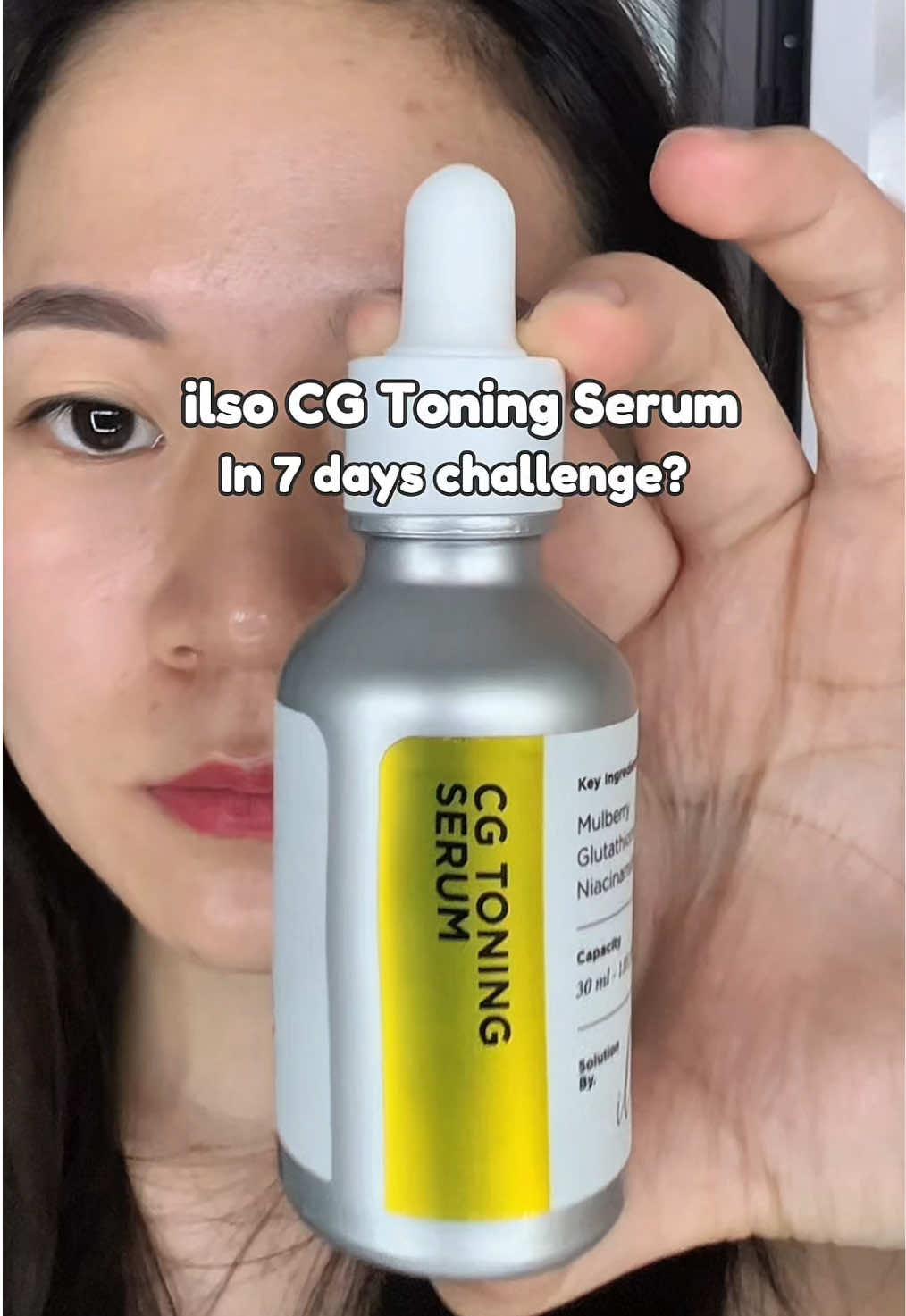 Thử thách 7 Ngày với Serum dưỡng sáng, mờ thâm, nám CG Toning Serum mới của @ilso_global #fyp #skincare #makeup #toning #serum #ilso 