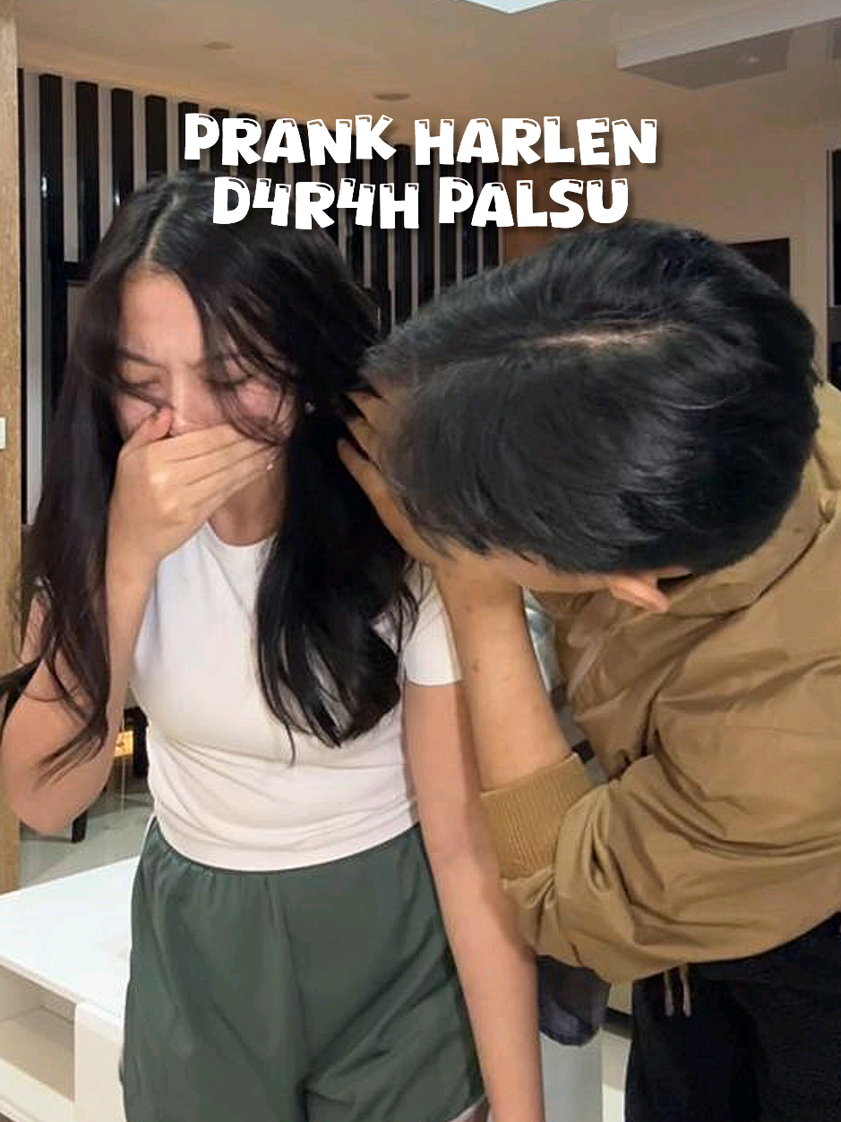 Paniknya sampai lemes #harlenjollyn #hjsquad 