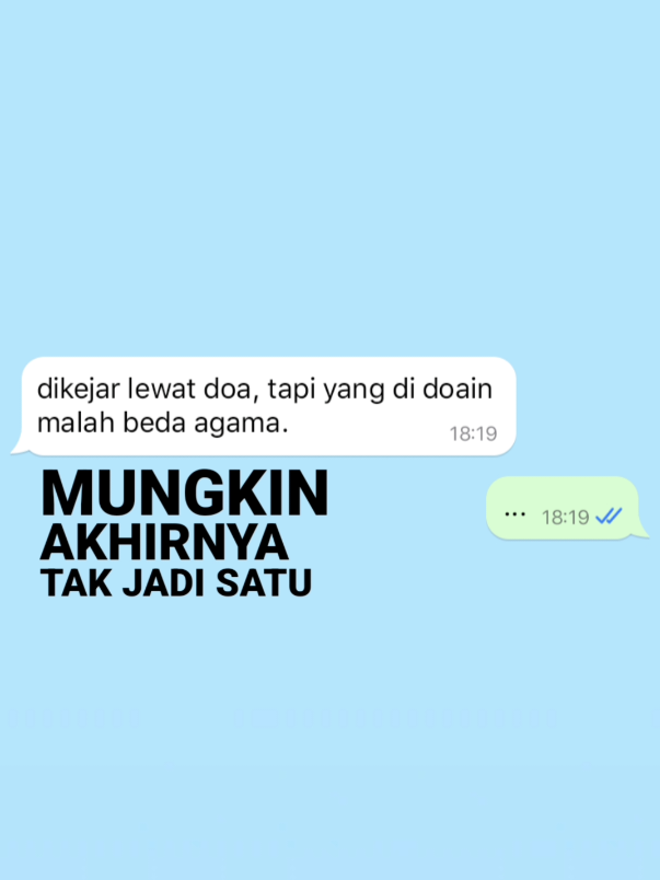 cinta beda agama itu susah buat bersatu.. #4u #bedaagama #pyf #fyp #trend 