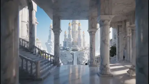 🏰🌤️ Journey through a magical sky kingdom! 🌟✨ #ai #aiart #aiartcommunity #veo #veo3 #google #deepmind #gemini #kingdom #fantasy #dreamy #lightfantasy 