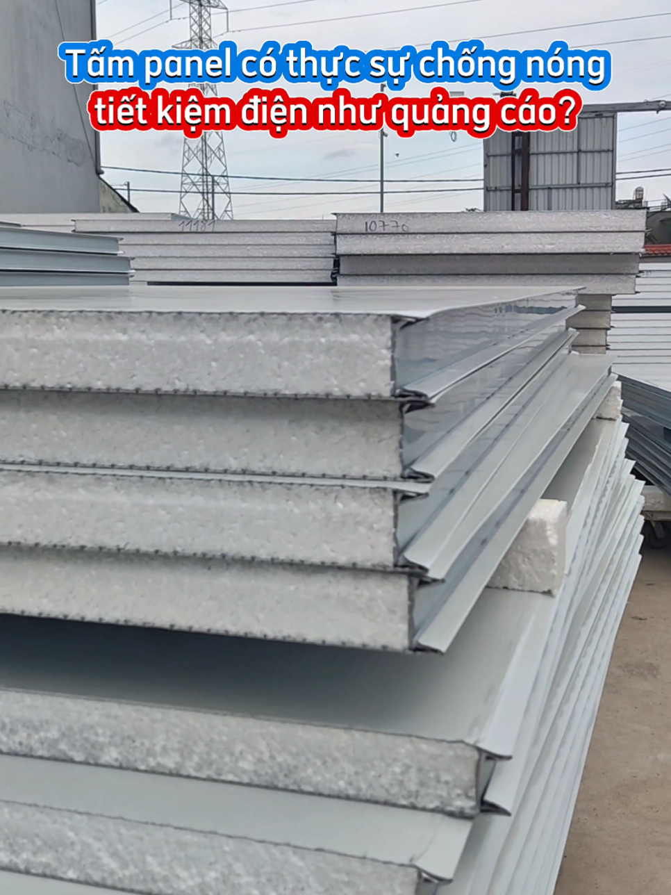 Panel cách nhiệt có thực sự chống nóng và tiết kiệm điện như quảng cáo? #panelcachnhiet #panelcachnhietantam #tampanel #vachpanel #panel 