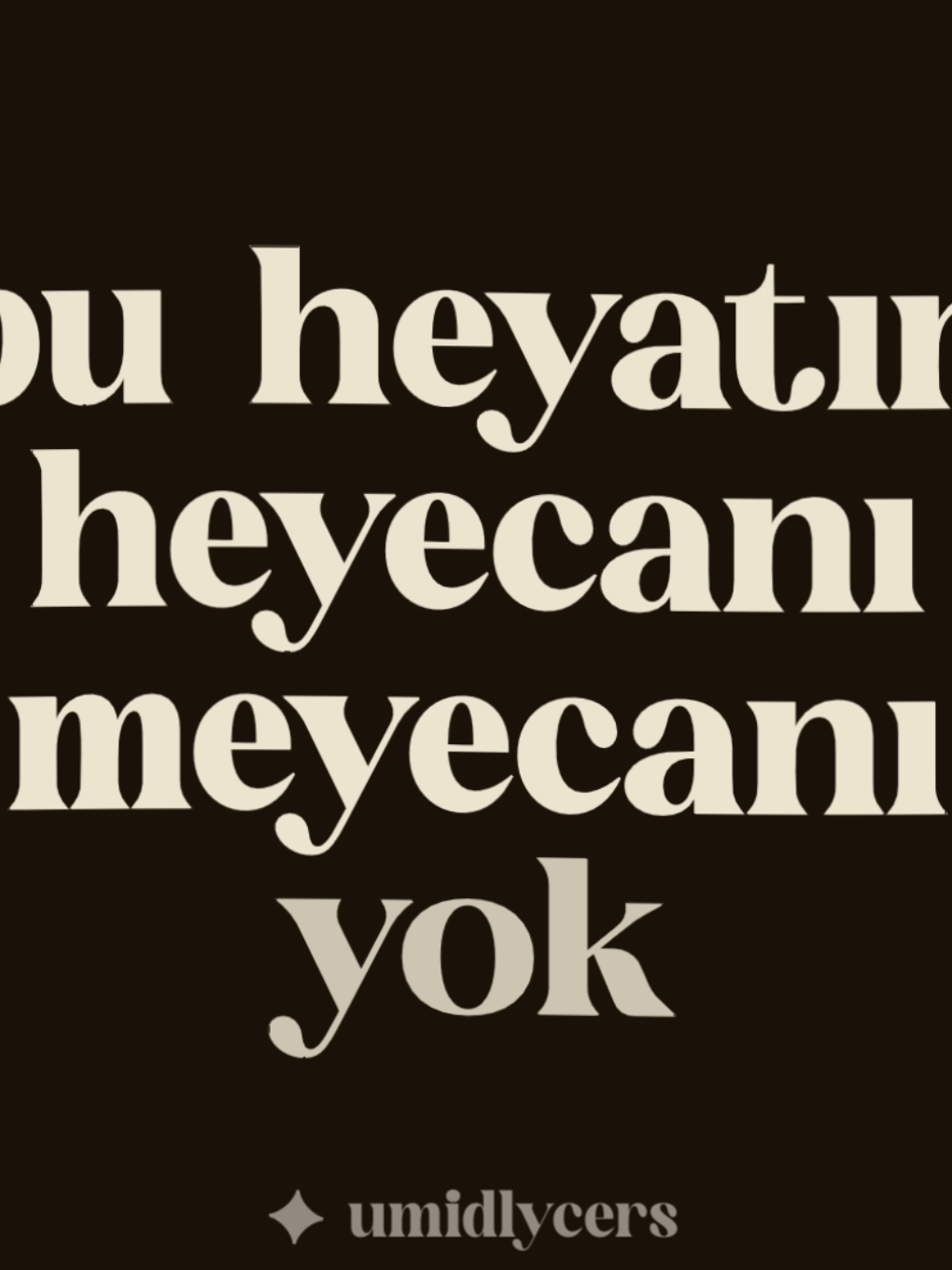 bu heyatın heyecanı yok❤️‍🔥 #umidlycers 