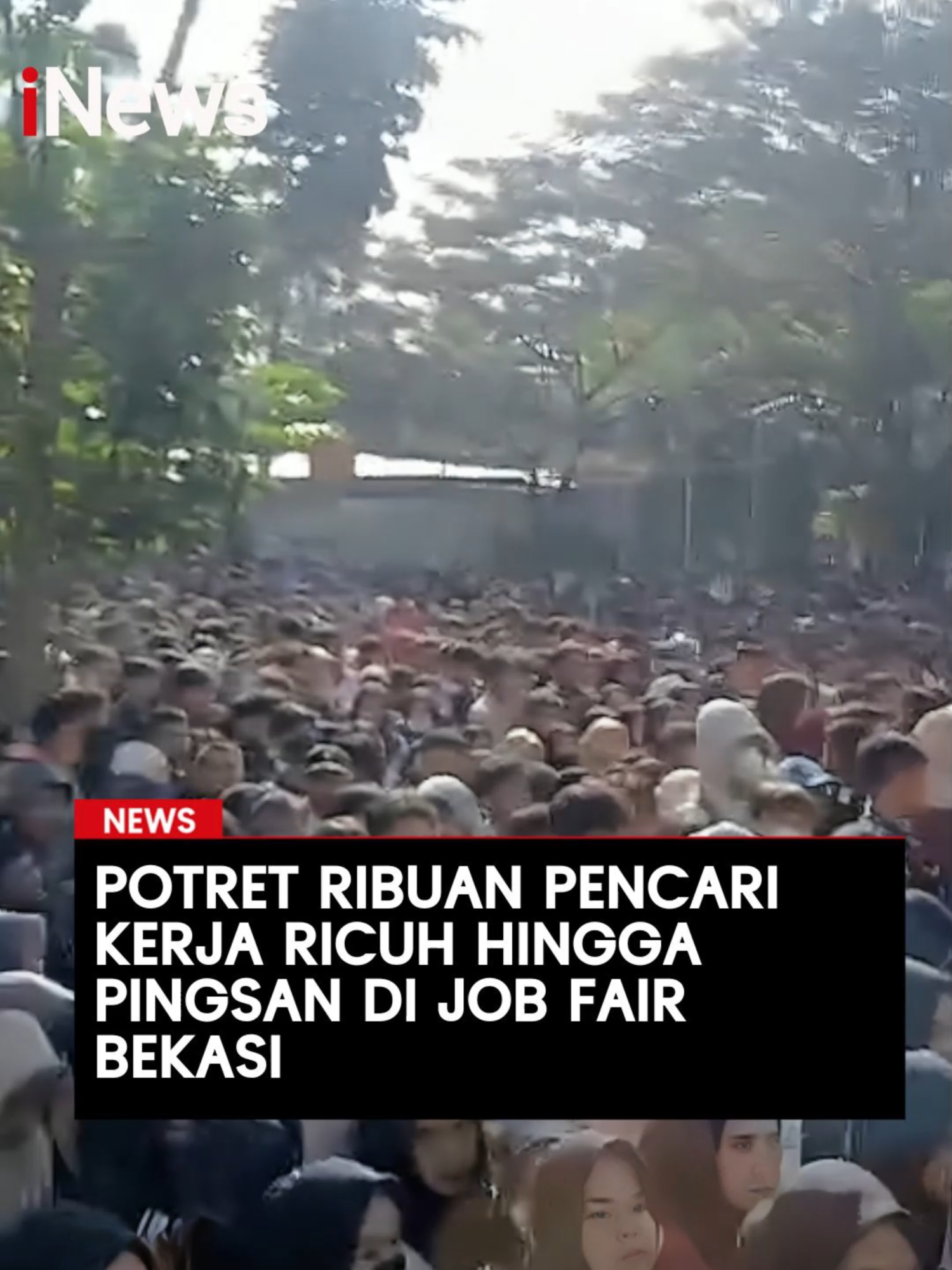 Ribuan pencari kerja menyerbu job fair expo 