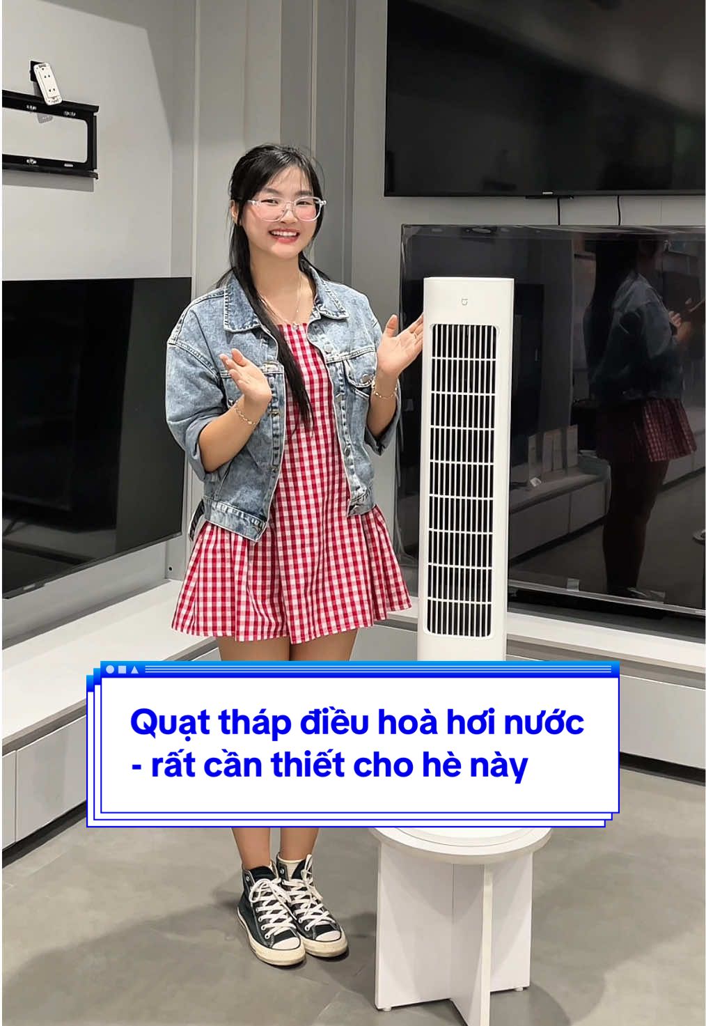 Quạt tháp điều hoà hơi nước - rất cần thiết cho hè này #xiaomistorehanoi #xiaomihanoi #xiaomi #mistorehanoi #quat #quathoinuoc #quatthapdieuhoa 