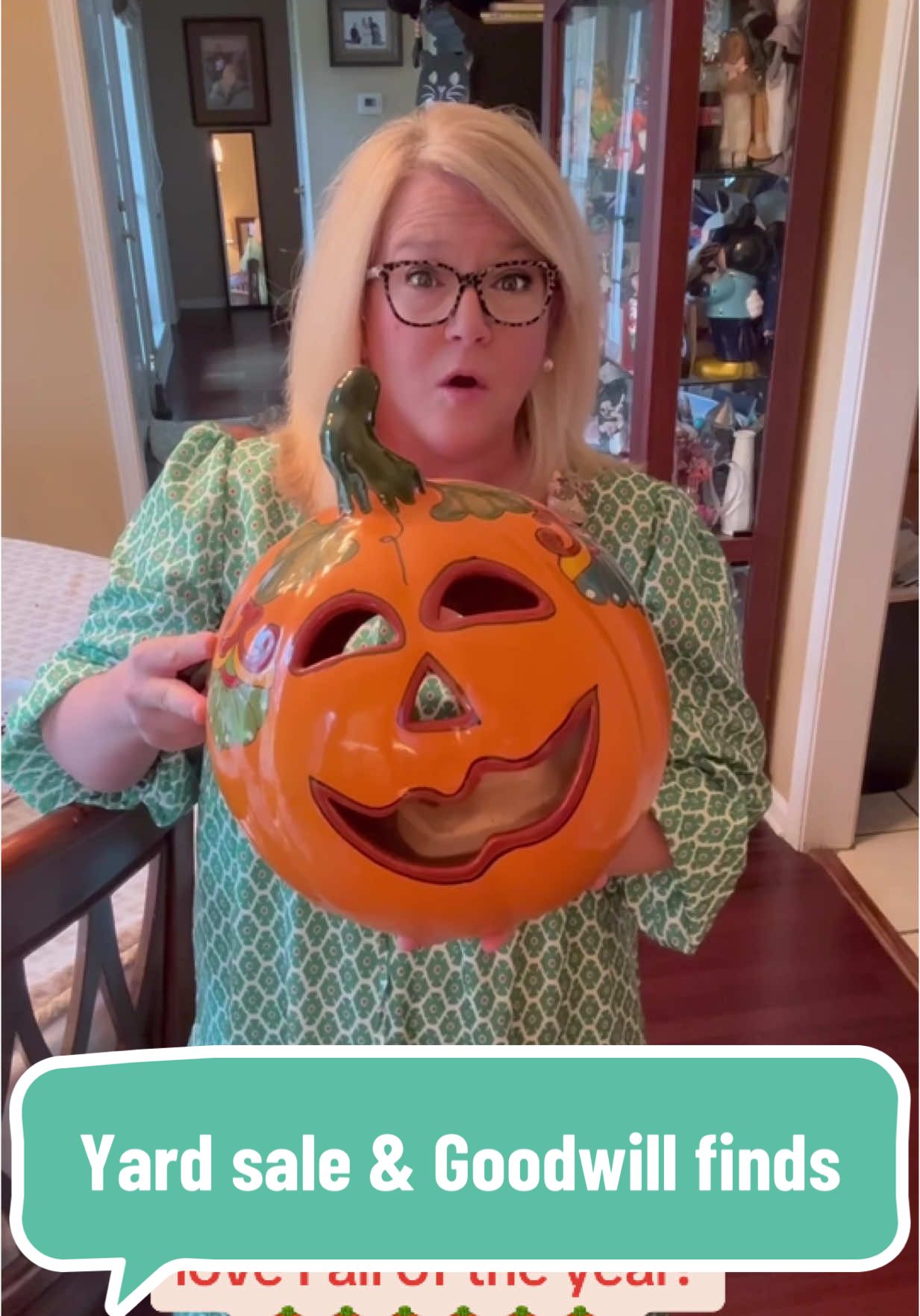 Halloween, Jack O Lanterns, Coffee, fall of the year! #goodwillfinds #yardsalefinds #fyp