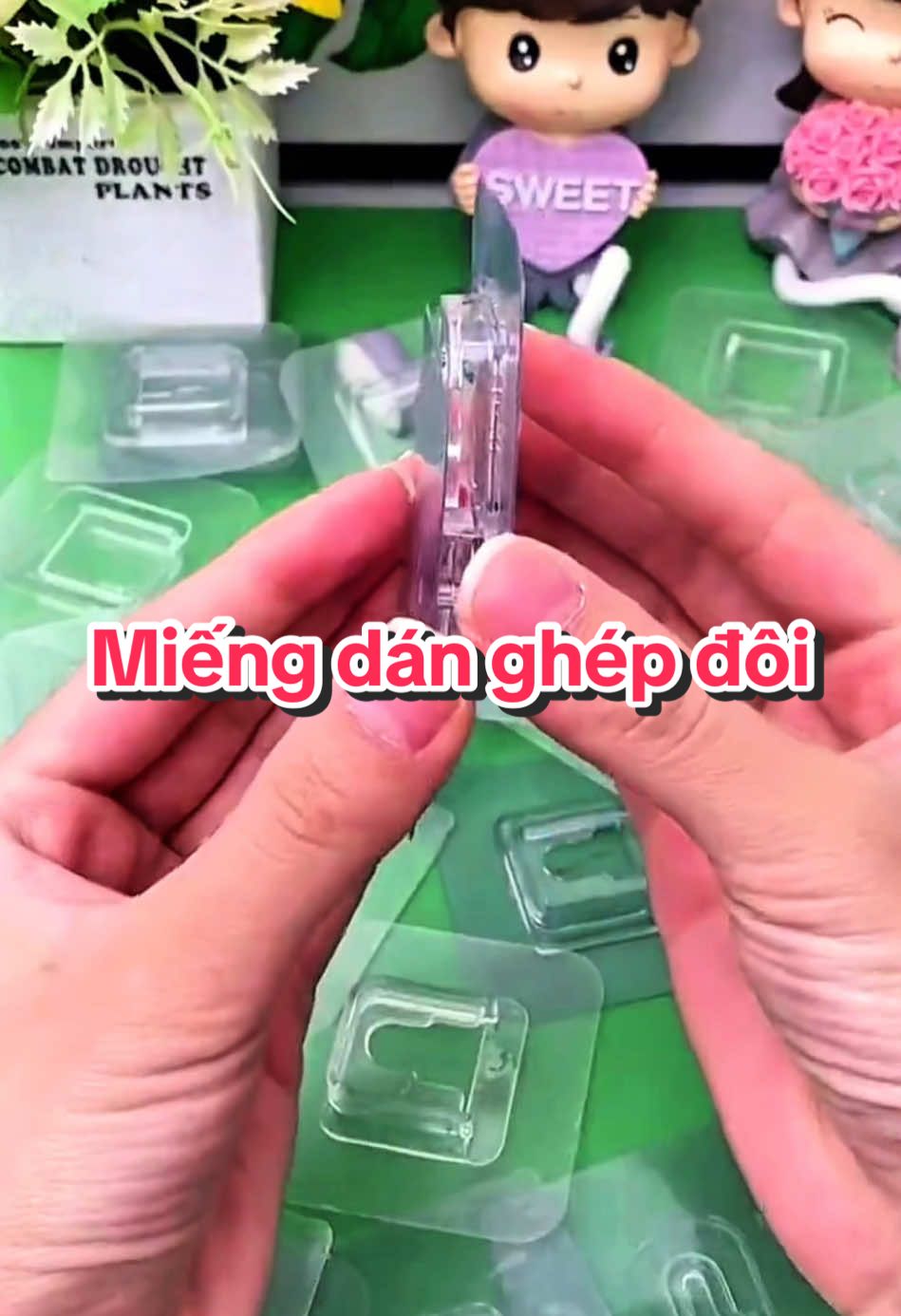 Miếng dán ghép đôi, giải pháp cho mọi vật dụng trên tường #miengdanghepdoi #miengdantuong #miengdansieudinh #giadungtienich 