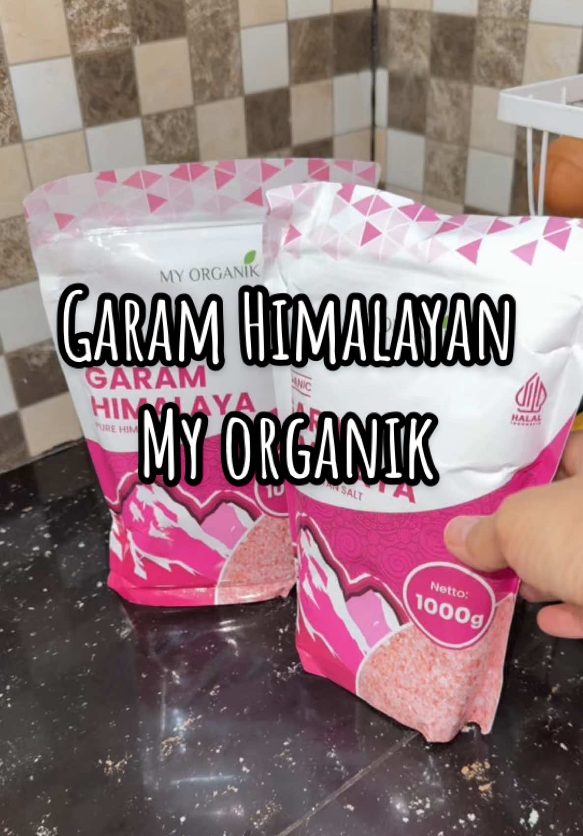 Supaya masakan sehat gak hambar pake #garamhimalayan dari #myorganik #himalayanpinksalt #garamsehatgaramhimalaya #garamhimalayaoriginal 