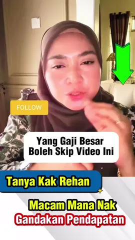 Cara mudah nak gandakan pendapatan atau gaji .Inshallah membantu  #workfromhome #career #onlinebusiness 