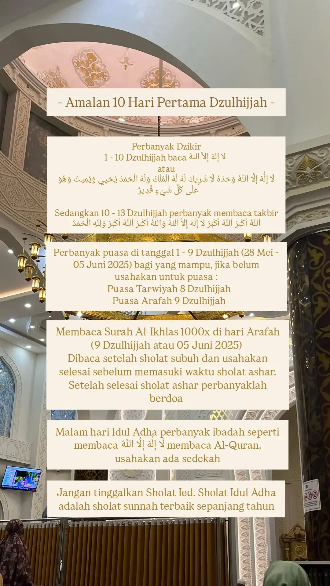 #dzulhijjah #amalandzulhijjah #reminderislamic #puasatarwiyah #puasaarafah 