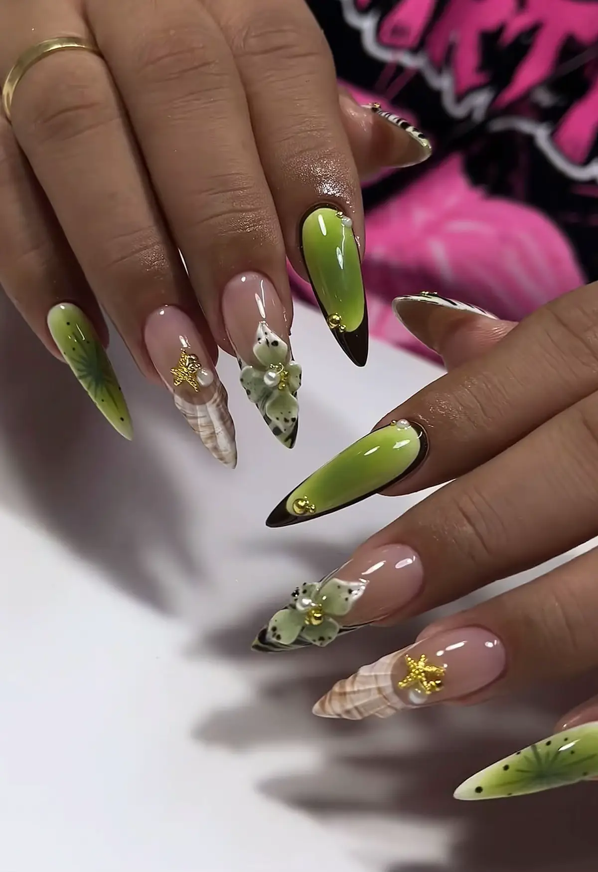 Mẫu Nail cho mùa hè này  Đắp bột #nail #muahe #viralvideo #instagram #nailinspo #naildesigns #nailart #naildibien #kimmie #maunailxuhuong #if #fyp 