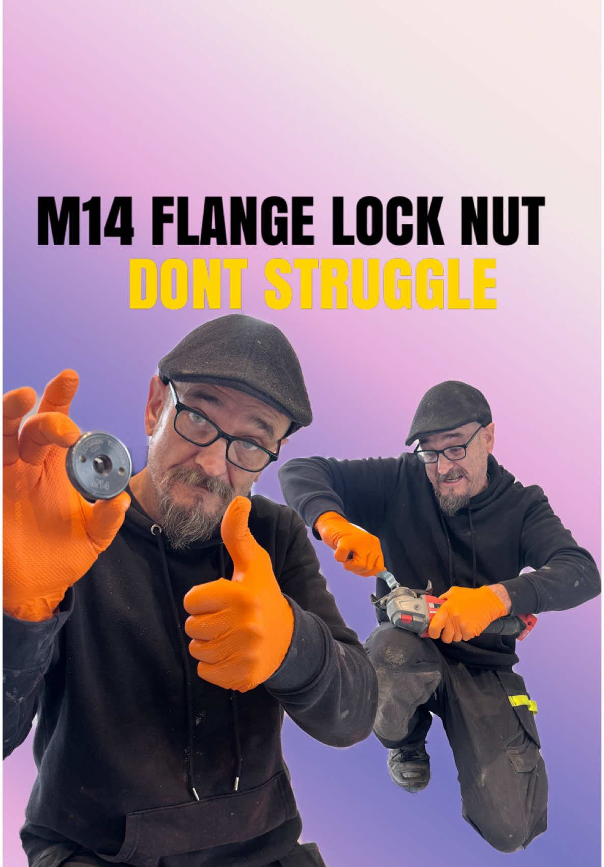 Quick release Flange lock nut best piece of kit I could have got #tools #grinder #locknut 