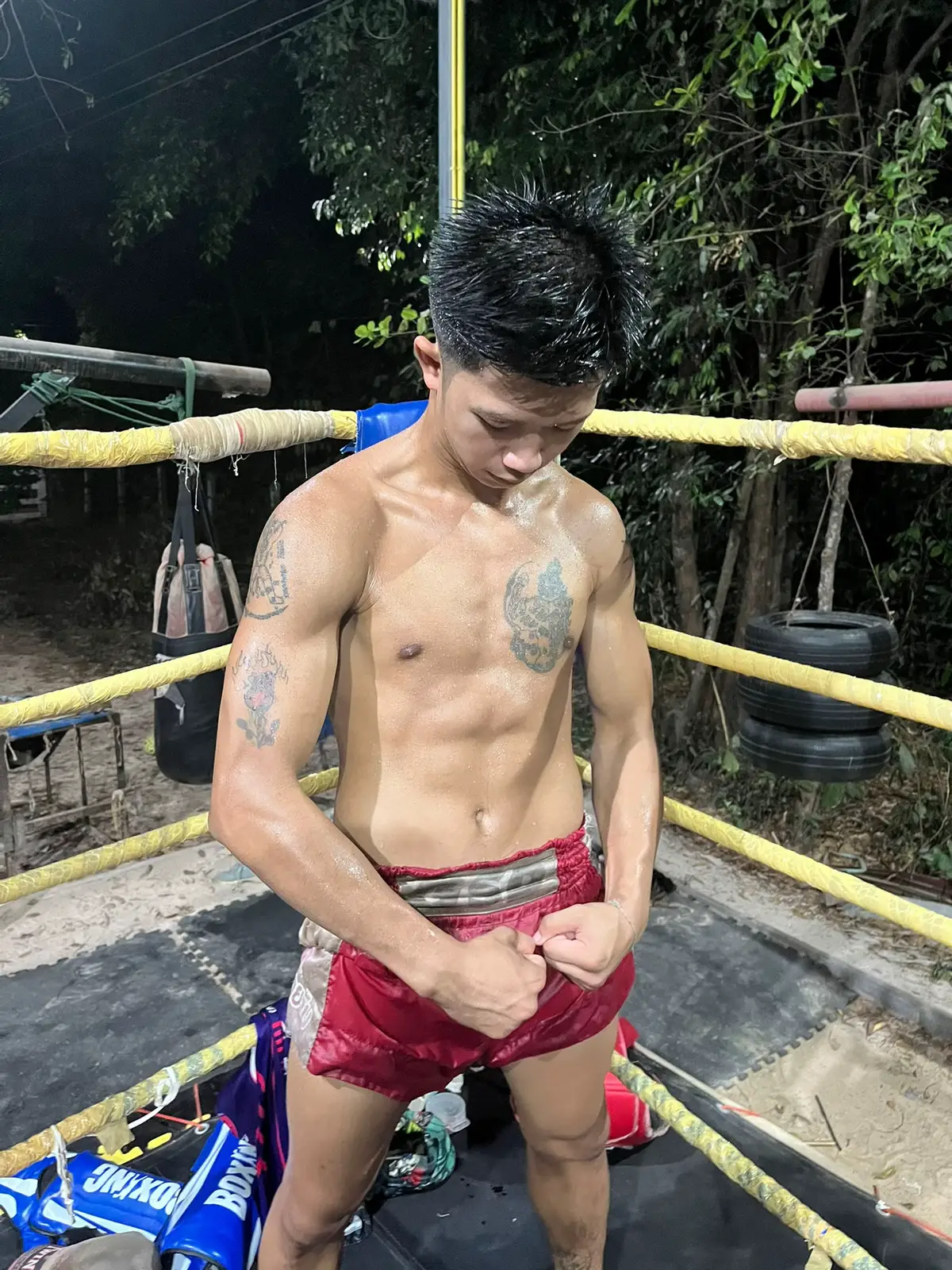 ฝากเป็นกำลังใจด้วยคับ💯❤️‍🔥#ดอกไม้ไฟ #สันติอุบล🥊#ฟีดดดดด