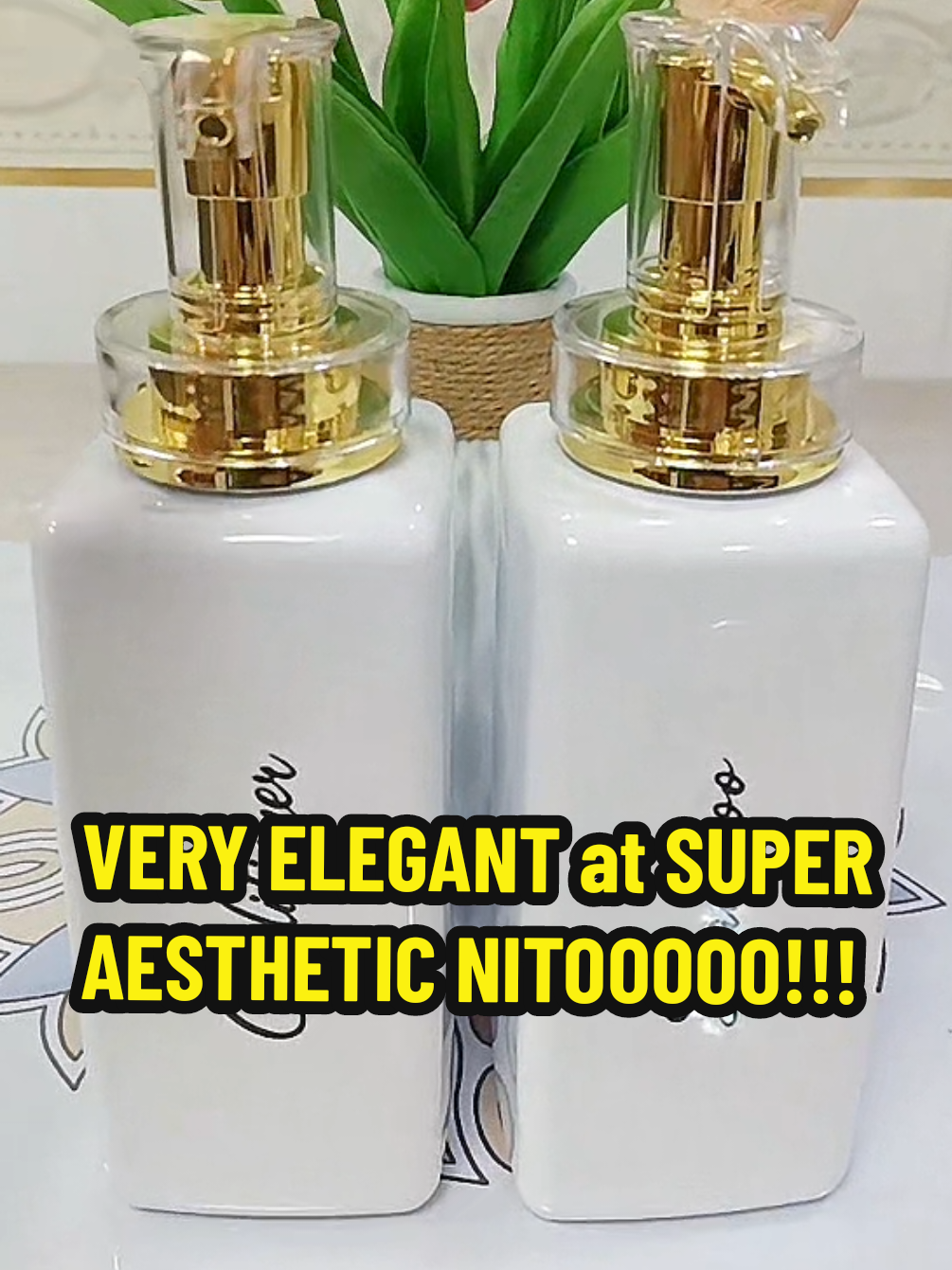 Very aesthetic, napaka elegant ng design nitong SHAMPOO & CONDITIONER REFILLABLE BOTTLE na to... #shampooandconditionerbottles #plastic #refillable #refillablebottle #conditionerrefillablecontainer #aesthetic 