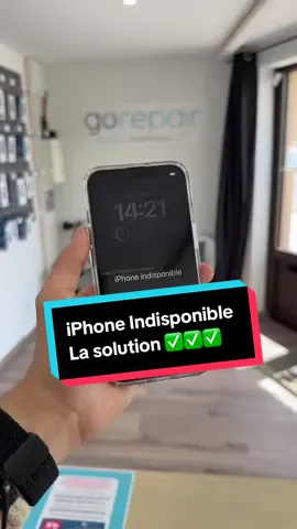 « iPhone indisponible » voici la solution !  ⚠️ Il s’agit d’une réinitialisation d’usine de votre iPhone, avec perte totale de vos données personnelles (photos, messages, applis, contacts…) pensez à vérifier si vous avez une sauvegarde avant d’effectuer cette manipulation. #iphone #tuto #pourtoi 