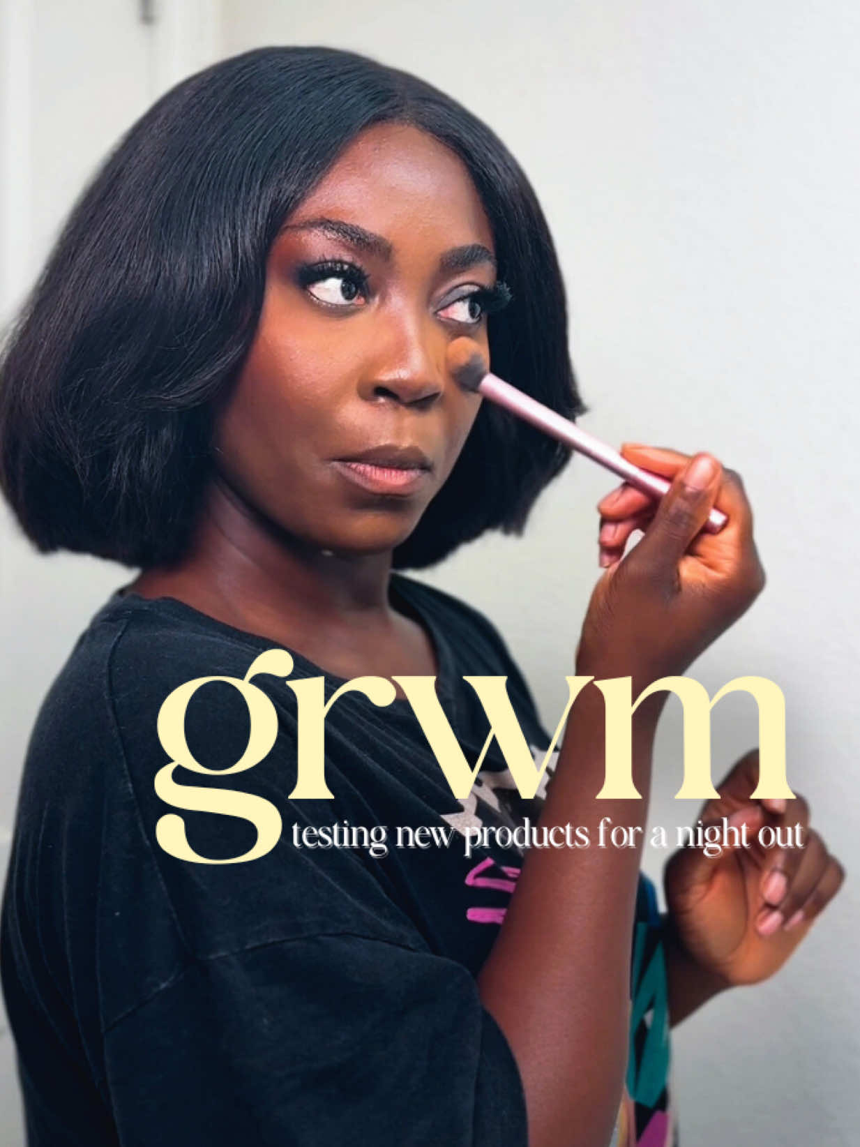my two favorite things in the world: beyoncé and a pretty soft glam. #notrendingaudio #grwmmakeuproutine #softglammakeup 