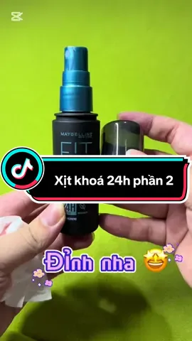 Xịt Khóa Nền 24H Kiềm Dầu Maybelline #maybelline #maybellinevn #unboxing #review #viral #xh #xuhuong 