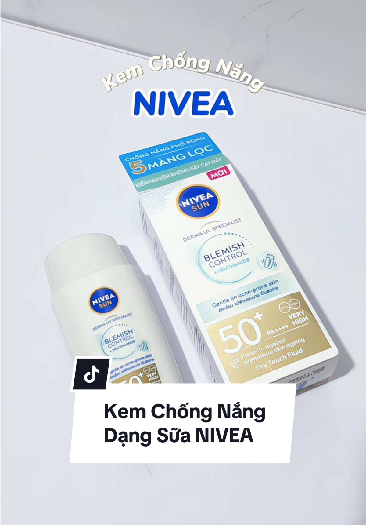 Em này thấm nhanh và khô ráo lắm 🎀✨ #xuhuong #review #viral #nivea #niveaclub #niveasun #niveasunderma #kemchongnang 