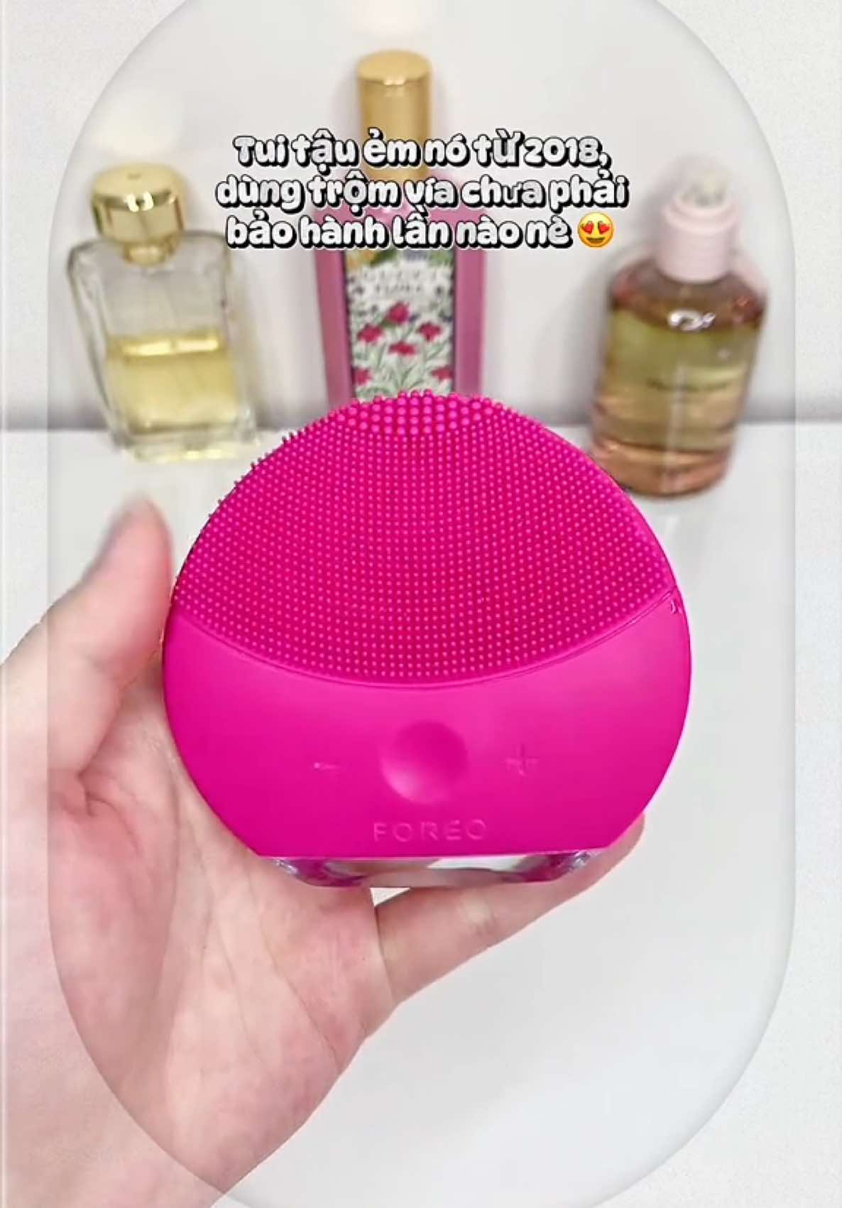 +1 chích máy rửa mặt siu iuuu của tui, ✋🏻 + ✌🏻năm vẫn chưa muốn đổi 🥰 #foreo #lunamini2 #mayruamat #mikeanhdaily #xuhuong 