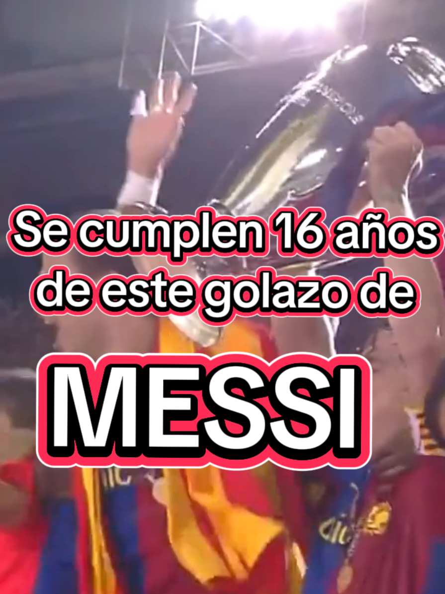 Se cumplen 16 años de este golazo de #Messi 