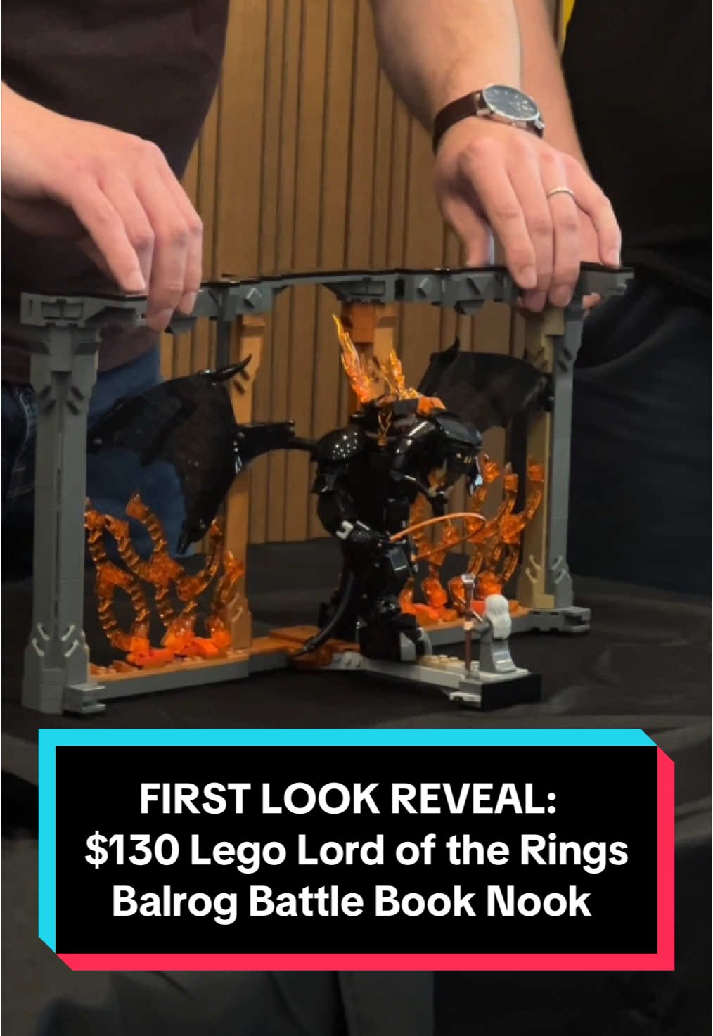 First Look: LEGO Lord of the Rings Balrog Book Nook Revealed by its designers at LEGO HQ in Billund, Denmark This set will be $130 when it drops on June 1 Filmed at Fan Media Days 2024 #lego #legonews #legolordoftherings #lordoftherings #balrog #gandalf #lotr #rlfm #fanmediadays 