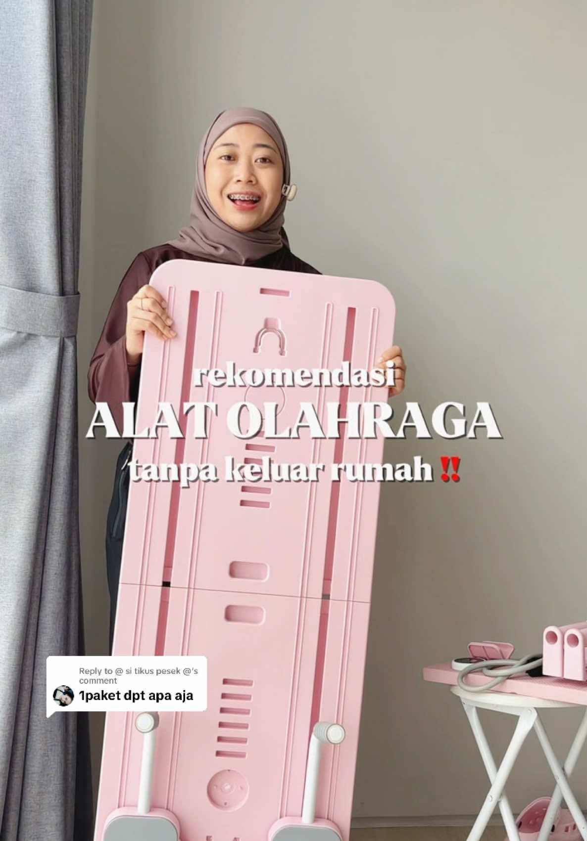 Replying to @@ si tikus pesek @ alat gym olahrahga satu ini ngebantu banget buat yg malas keluar rumah ‼️ udah dapet paket lengkap, dan harga terjangkau !  #alatgym #papanpilates #alatgymrumahan #alatolahraga #alatgymfitnes #alatgymmurah #pilatesworkout #pilatestiktok #guncang66spesialgajian 