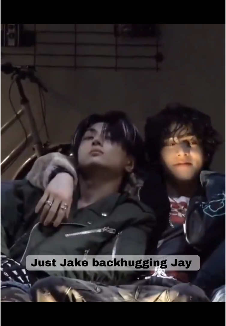Puppy backhugging his favorite kitten #jake #jay #jayke #enhypen  