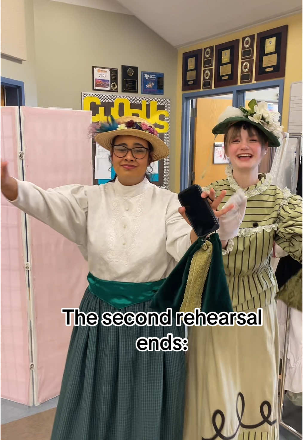 the second rehearsal ends #intothewoods #hellodolly #musical #fyp #foryourpage #theatrekid #theatrekid #theatretiktok #theatrekids #broadwaymusicals #pizzahut #theatre #pickle #pizza #trending #trend #fypシ #viral #character #broadway #show #musicaltheatre 