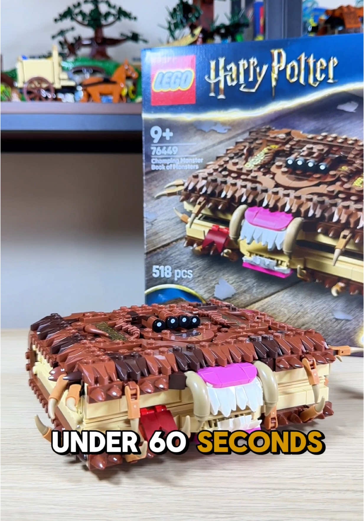 Early review of the Chomping Monster Book of Monsters #legotiktok #fyp #legoreview #review #legoharrypotter #harrypotter #nevillelongbottom #hufflepuff #monsterbookofmonsters #monster #viralvideos #blowthisupforme #afol #afolife #afolcommunity #brickriddle #legonews #news #early 
