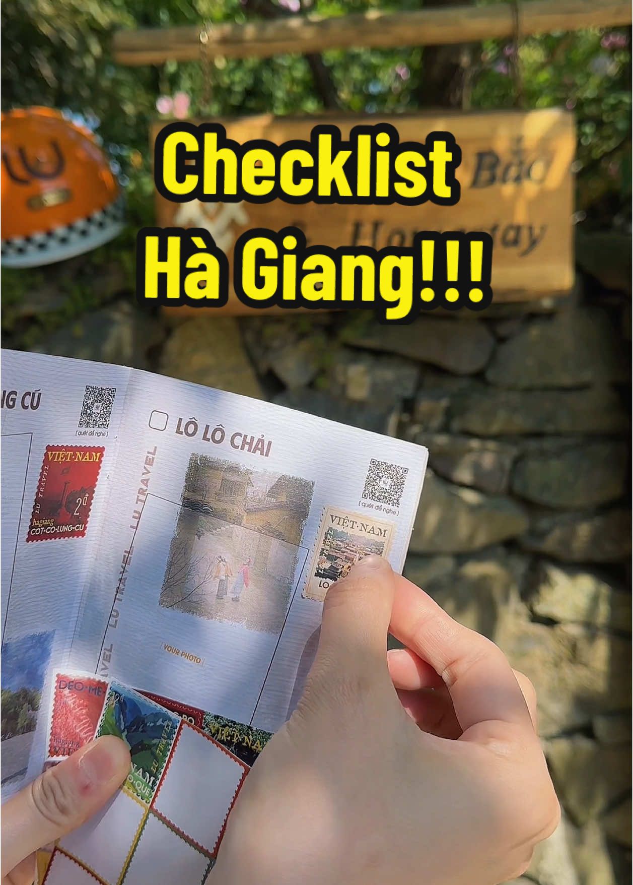 Bạn đã dán tem đủ các điểm ở Hà Giang chưaaa?? #travel #hagiang #lutravel #lolochai #checkinhagiang 