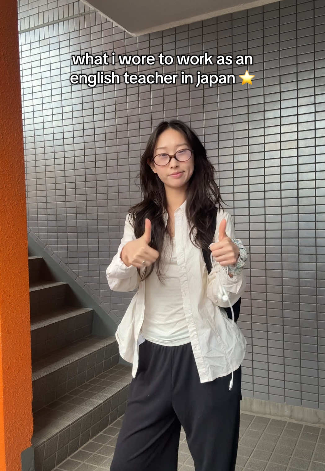 back to 20 degree weather and im loving it 🕺 #fyp #japan #japanlife #fashion #OOTD #outfit #englishteacher 