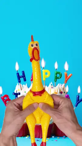 Send This to a Friend on Their Birthday 🎁 Rubber Chicken Edition #fyp #funy #happybirthday 