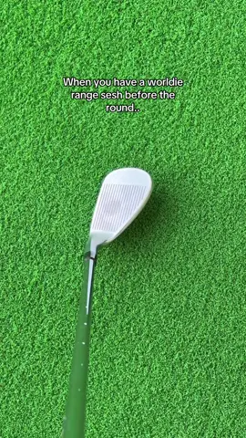 Good range sesh = bad round Bad range sesh = good round  #golftiktok #golf #golfswing #golfcourse 