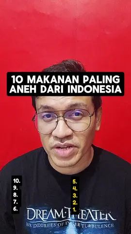10 makanan aneh indonesia