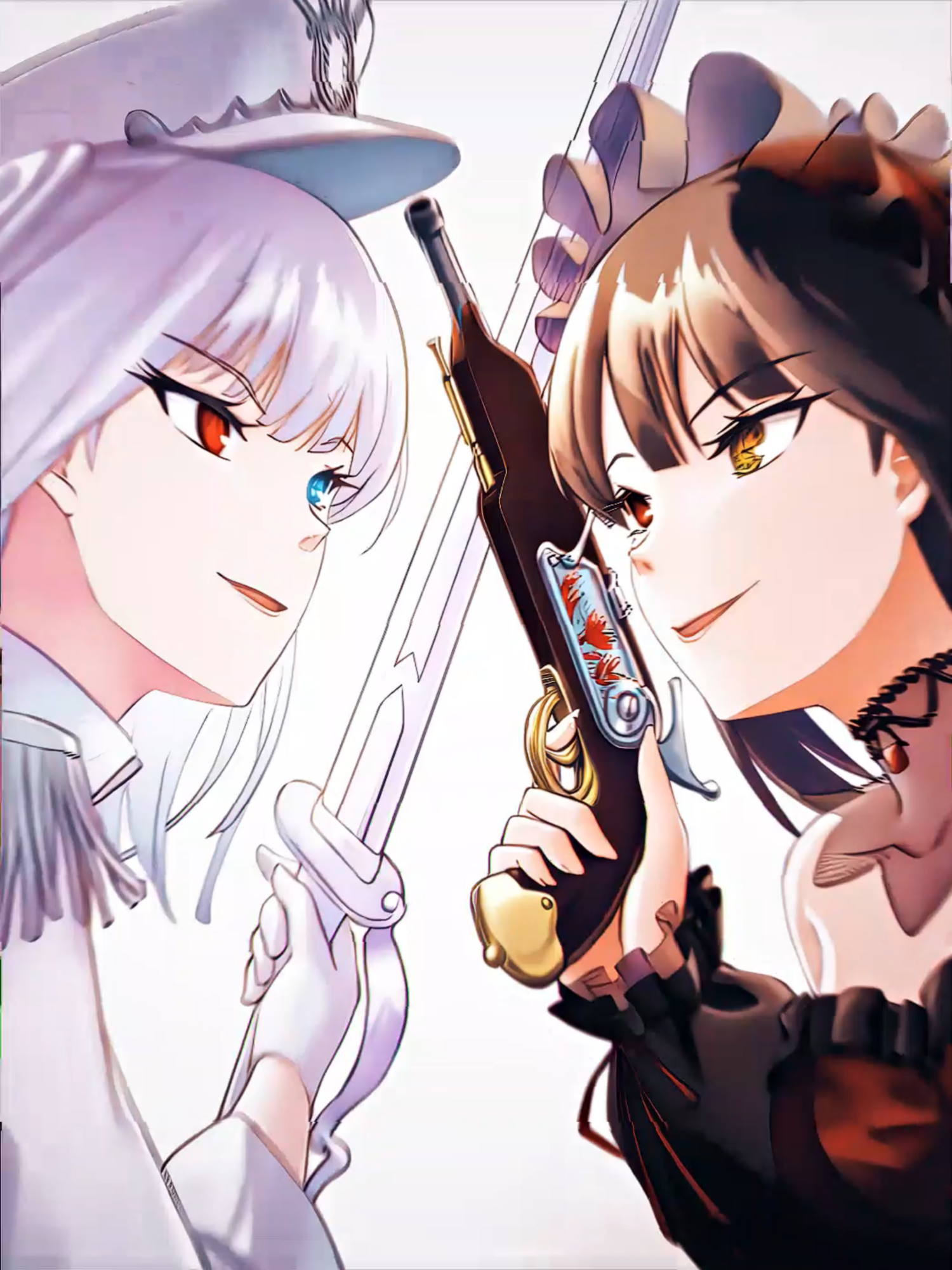 My wives #kurumitokisaki #sawayamauchi #nightmare #dateabulletwhitequeen #waifuedit #waifu #anime #animeedit