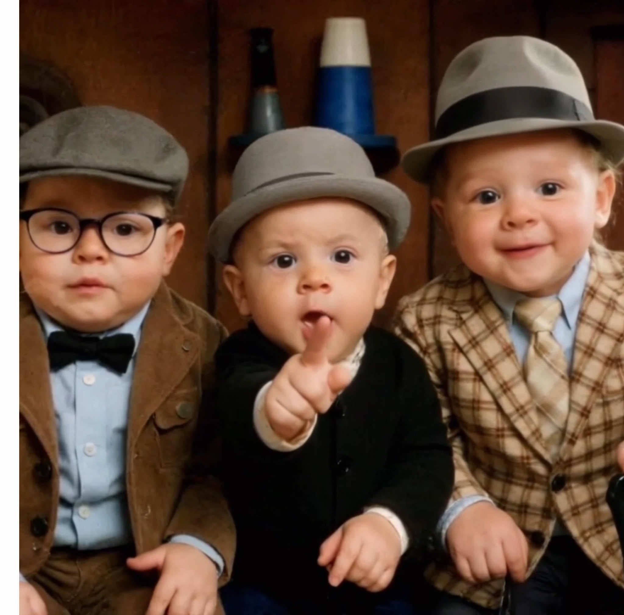 Die Baby Olsenbande, demnächst in keinem Kino #olsenbande #egon #benny #kjeld #baby #babytiktok #ai #ki #chatgpt #photoleap #videoleap