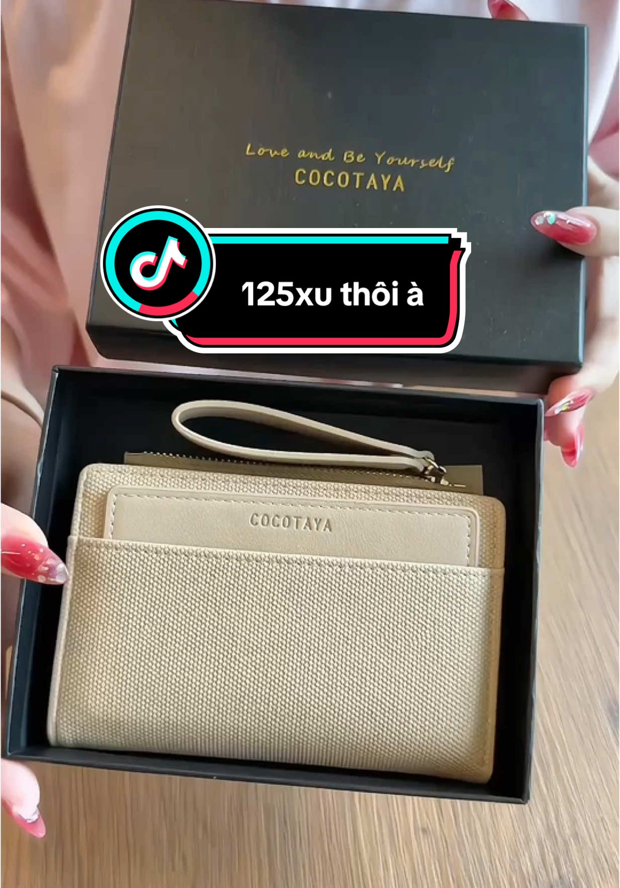Ví gấp đựng thẻ COCOTAYA xinh mà rẻ quá nè🥰🥳#lisacaoreview #xuhuong #ví #vidungtien #vidungthe #cocotaya 