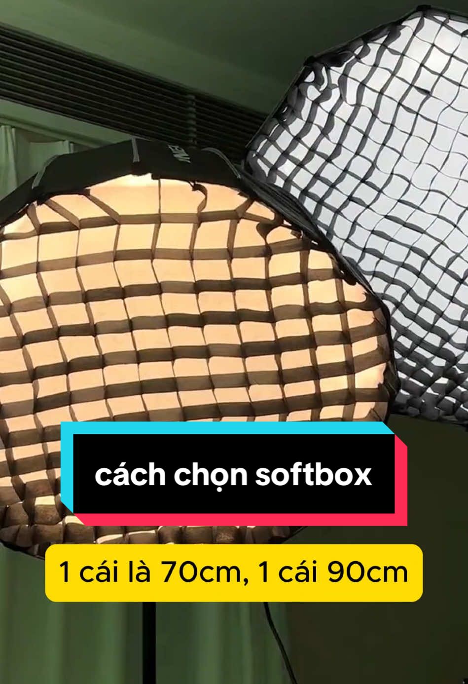 cách chọn softbox phù hợp với phòng live💡#studio #setup #denlivestream #setuplivestream #viralvideo #xuhuong 